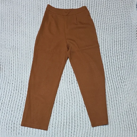 SHEIN Brown Double-Breasted Blazer with Gold Buttons - Picture 3 of 4